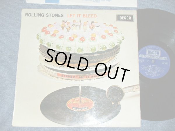 画像1:  THE ROLLING STONES - LET IT BLEED ( Boxed DECCA  : Matrix Number : 3W/P-1W : Ex+.Ex/Ex  ) / 1970? UK 2nd Press "Boxed DECCA Label" STEREO Used LP 