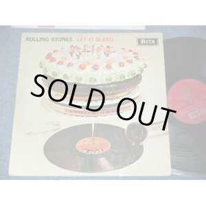 画像:  THE ROLLING STONES - LET IT BLEED ( Unboxed DECCA  : Matrix Number : P-1A/P-2A : VGlll/VG+++ ) / 1969 UK ORIGINAL "Unboxed DECCA Label" MONO LP 