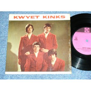 画像: THE KINKS - KWYET KINKS  / 1965 UK ENGLAND   ORIGINAL Used  7"45 rpm EP With PICTURE SLEEVE 