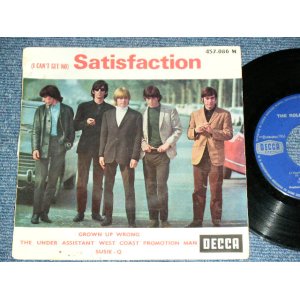 画像: THE ROLLING STONES - SATISFACTION ( 4Tracks EP : Ex+/Ex )  / 1965 SEPTEMBER FRANCE ORIGINAL 1st Press Used 7"EP with PICTURE SLEEVE 