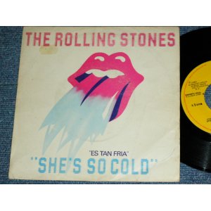 画像: The ROLLING STONES - SHE'S SO COLD  / 1980 SPAIN ORIGINAL Used 7"Single  with PICTURE SLEEVE 