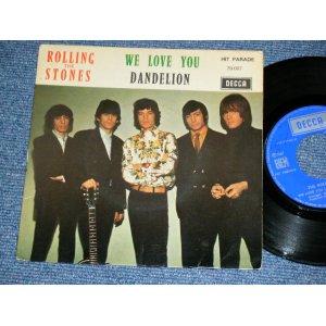 画像: THE ROLLING STONES - WE LOVE YOU ( Ex++,VG+++/Ex )  / 1967 AUGUST FRANCE ORIGINAL for JUKE BOX Using 1st Press Label Used 7"Single with PICTURE SLEEVE 