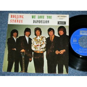 画像: THE ROLLING STONES - WE LOVE YOU ( Ex/Ex+)  / 1969 SEPTEMBER FRANCE 2nd Press ? Used 7"Single with PICTURE SLEEVE 