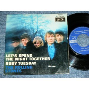 画像: THE ROLLING STONES - LET'S SPEND THE NIGHT TOGETHER ( Ex,VG++/Ex+ )  / 1967 JANNUARY  FRANCE ORIGINAL for JUKE BOX Using 1st Press Label Used 7"Single with PICTURE SLEEVE 