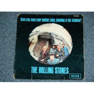 画像: THE ROLLING STONES - HAVE YOU SEEN YOUR MOTHER,BABY,STANDING IN THE SHADOW? ( Ex,VG++/Ex+ )  / 1966 OCTOBER FRANCE ORIGINAL  Used 7"Single with PICTURE SLEEVE  ONLY NO RECORD 