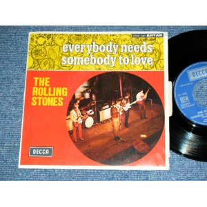 画像: THE ROLLING STONES - EVERYBODY NEEDS SOMEBODY TO LOVE  ( With BACK ORDER TAG ON OPENING SIDE!!! : 5'00/2'57 : VG+++/Ex+++ )  / 1971 Version  FRANCE "BOXED 'DECCA'" Label Used 7"Single with PICTURE SLEEVE 