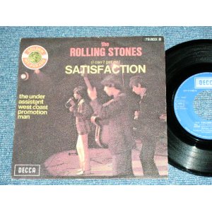 画像: THE ROLLING STONES - SATISFACTION ( Ex++/Ex+++ )  / 1970's  FRANCE REISSUE "BOXED 'DECCA'" Label Used 7"Single with PICTURE SLEEVE 