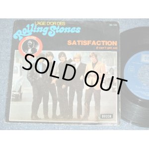 画像: THE ROLLING STONES - SATISFACTION ( Ex/Ex++ )  / 1970's  FRANCE REISSUE "BOXED 'DECCA'" Label Used 7"Single with PICTURE SLEEVE 