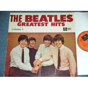 画像: THE BEATLES - THE BEATLES' GREATEST HITS VOL.1 ( Un-Glossy Jacket : Ex+/MINT-) / 1970's  AUSTRALIA 2nd Press? ORANGE LABEL ONE EMI Used LP