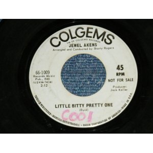 画像: JEWEL AKENS - LITTLE BITTY PRETTY ONE   / 1967 US AMERICA  ORIGINAL White Label PROMO Used  7" Single 