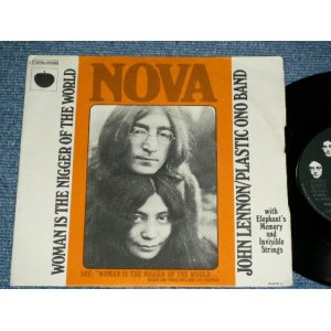 画像: JOHN LENNON of THE BEATLES -  WOMAN IS THE NIGGER OF THE WORLD ( Ex++/VG+++,Ex+ ) / 1972  FRANCE ORIGINAL Used 7" Single  With PICTURE SLEEVE