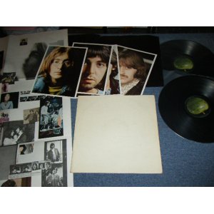 画像: THE BEATLES  - THE BEATLES ( WHITE ALBUM :  FRENCH Relaese GERMAN JACKET + FRENCH LP No.124156) / 1968 GERMAN+FRANCE ORIGINAL SIDE OPEN  Used STEREO 2 LP POSTER & PIN UPs All  Insetrs 