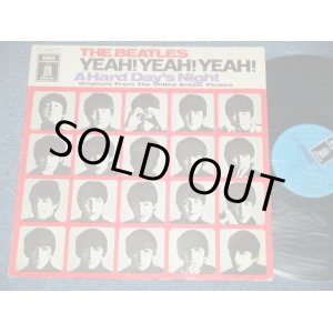 画像: THE BEATLES - YEAH! YEAH! YEAH! : A HARD DAYS NIGHT ( Ex//Ex+++  )  / 1970's GERMAN Reissue BLUE Label & TYPING Style Matrix # & "MADE IN GERMANY" Credit Used LP 