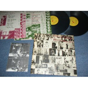 画像: ROLLING STONES - EXILE ON MAIN ST. ( With POSTCARDS : With Original Inner Sleeves : Matrix Number A2/B2/C1/D2 : Ex+/Ex+++ )   / 1972 UK ENGLAND ORIGINAL Used 2 LP's 