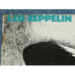 画像: LED ZEPPELIN - LED ZEPPELIN I ( 1st Press TURQUOISE Sleeve )( Matrix Number A) 588171 A//1 : B) 588171 B//1 Uncorrected NUMBER) (Ex/Ex++)  / 1969 UK ENGLAND ORIGINAL 1st Press "RED & PLUM Label" Used L