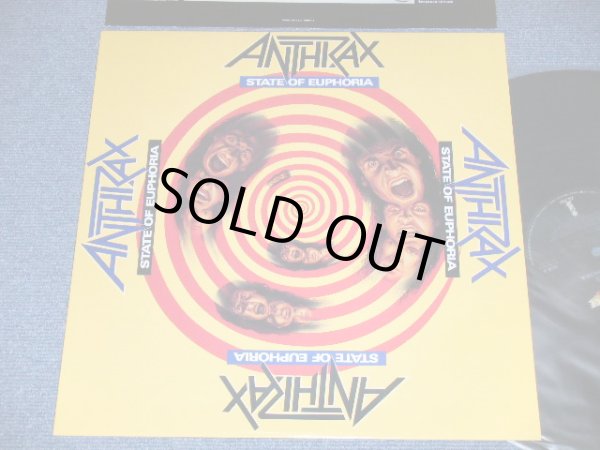 画像1: ANTHRAX  - STATE OF EUPHORIA / 1988 US AMERICA ORIGINAL Used LP 