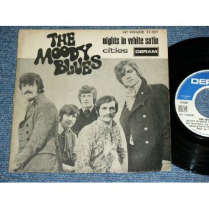 画像: The MOODY BLUES - NIGHTS IN WHITE SATIN  / 1967 FRANCE FRENCH  ORIGINAL Used 7"Single with PICTURE SLEEVE 