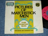 画像: The STATUS QUO  - PICTURES OF MATCHSTICK MEN  / 1968 FRANCE FRENCH  ORIGINAL Used 7"Single with PICTURE SLEEVE 