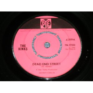 画像: THE KINKS -  DEAD END STREET   ( Ex/Ex )  / 1966 UK ENGLAND ORIGINAL  Used 7" Single 