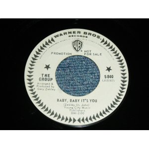 画像: THE GROUP - BHABY,BABY IT'S YOU  ( Ex++/.Ex++ )/ 1966 US AMERICA ORIGINAL White Label PROMO Used 7"45 