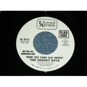 画像: THE SHAGGY BOYS - BEHIND THESE STAINED GLASS WINDOW ( MINT-/MINT- )/ 1960's US AMERICA ORIGINAL White Label PROMO Used 7"45 