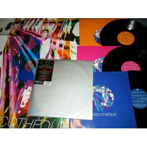 画像: U2 - DISCOTHEQUE ( With POSTER ) (Ex++/Ex+++ A-1:Ex+) / 1997 UK ENGLAND ORIGINAL Used 3 THREE TRIPLE 12" Singles 