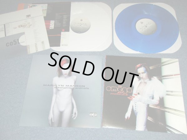 画像1: MARILYN MANSON  - MECHANICAL ANIMALS / 1998 US ORIGINAL "WHITE & BLUE Wax Vinyl ) Used 2 LP's