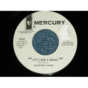 画像: MANFRED MANN - JUST LIKE A WOMAN ( Ex+++/Ex+++ )  / 1966 US AMERICA ORIGINAL "WHITE LABEL PROMO" Used  7"Single 