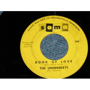 画像: The UNDERBEATS - BOOK OF LOVE : DARLING LOLLAINE   ( Ex/Ex-　)  / 1966 US AMERICA ORIGINAL  Used  7"Single 