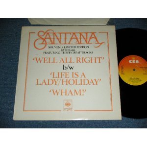 画像: SANTANA -  WELL ALL RIGHT  ( Cover Song of BUDDY HOLLY  : Ex++/MINT- )  / 1978 UK ENGLAND ORIGINAL  Used 12" Single