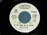 画像: THE HOLLIES - THE AIN'T HEAVY,HE'S MY BROTHER ( Ex+/Ex++ ) / 1970 US AMERICA "PROMO ONLY" Used 7" Single 