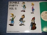 画像: v.a. OMNIBUS - RUMBLE PARTY VOL.5 ( Ex+++/MINT- B-5:Ex )   /  UK ENGLAND ORIGINAL "GREEN  WAX Vinyl" Used LP 