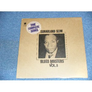 画像: SUNNYLAND SLIM - BLUES MASTERS VOL.8 / 1969 US ORIGINAL Brand New SEALED LP DEAD STOCK!!!! 