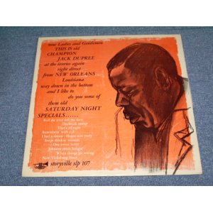 画像: CHAMPION JACK DUPREE - NOW LADIES AND GENTLEMEN THIS IS OLD CHAMPION JACK DUPREE / 1960s SWEDEN ORIGINAL LP 