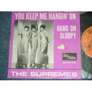 画像: SUPREMES - YOU KEEP ME HANGIN' ON / 1967 HOLLAND ORIGINAL 45rpm 7"Single With PICTURE SLEEVE  