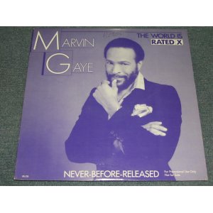 画像: MARVIN GAYE - THE WORLD IS RATED X / 1986 US PROMO ONLY 12" Single  