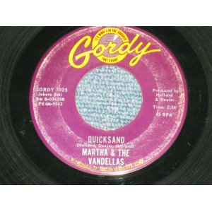 画像: MARTHA & THE VANDELLAS - QUICKSAND / 1963 US ORIGINAL 7" Single  