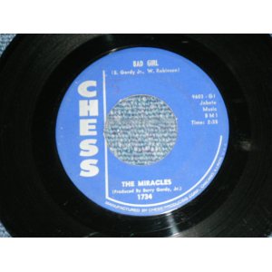 画像: THE MIRACLES - BAD GIRLS / 1959 US ORIGINAL 1st Press BLUE Label 45rpm 7"Single  