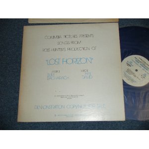 画像: ost (BURT BACHARACH & HAL DAVID) "LOST HORIZON"   ( PROMO ONLY "DEMONSTRATION COPY" ;Ex+++/MINT- )  / 1972 US AMERICA ORIGINAL "PROMO ONLY" "BLUE WAX Vinyl" Used LP 