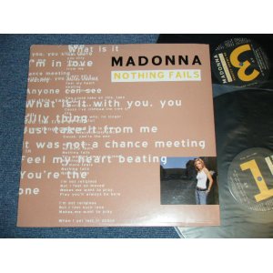 画像: MADONNA -  NOTHING FAILS  ( Ex++/Ex+++ )  / 2003 US AMERICA  ORIGINAL Used  Double 12" Pack 