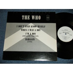 画像: THE WHO - WHO'S MISSING : PROMO ONLY 4 TRACKS SAMPLER  Ex++/MINT-)  / 1985 US AMERICA ORIGINAL "PROMO ONLY" Used  12" EP