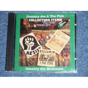 画像: COUNTRY JOE (McDONALD) & THE FISH - COLLECXTOR'S ITEMS : THE FIRST THREE EP'S  (MINT-/MINT)  / 1994 US AMERICA ORIGINAL Used CD 