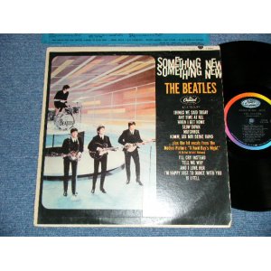 画像: The BEATLES -  SOMETHING NEW ( Matrix # A) T-1-2108-F1#3/B) T-2-2108-G4#4  : Ex /Ex  ) / 1964 US AMERICA ORIGINAL "BLACK with COLOR BAND Label" MONO Used LP 