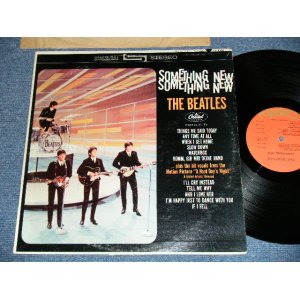 画像: The BEATLES -  SOMETHING NEW ( Matrix # A) ST-1-2108-F-21/B) ST-2-2108-F-19 : Ex+/MINT-) / US REISSUE "1976 Version ORANGE Label" Used LP 