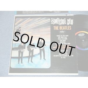 画像: The BEATLES -  SOMETHING NEW ( Matrix # A) T-1-2108-F9 /B) T-2-2108-G10  : Ex+++/MINT- ) / 1964 US AMERICA ORIGINAL "BLACK with COLOR BAND Label" MONO Used LP 