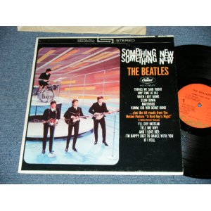 画像: The BEATLES -  SOMETHING NEW ( Matrix # A) ST-1-2108-F-21/B) ST-2-2108-F-19 : Ex++/MINT-) / US REISSUE "1976 Version ORANGE Label" Used LP 