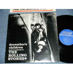 画像: ROLLING STONES -  DECEMBER'S CHILDREN  ( Ex+/Ex++ Looks:Ex+++) (Matrix# A) ZAL-7031-4 △8579  / B) ZAL-7032-4 △8579-x )  / 1965 VERSION? US AMERICA  "BLUE with Boxed 'LONDON' Label"  STEREO Used LP