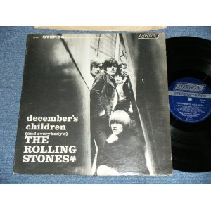 画像: ROLLING STONES -  DECEMBER'S CHILDREN  ( Ex++/Ex+++ Looks:Ex+) (Matrix# A) ZAL-7031-4 △8579  / B) ZAL-7032-4 △8579-x )  / 1966 VERSION? US AMERICA  "DARK BLUE with Boxed 'LONDON' Label"  STEREO Used LP