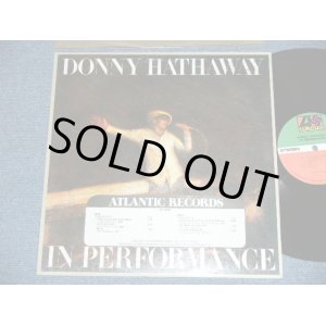 画像: DONNY HATHAWAY - IN PERFORMANCE ( Ex/MINT-) / 1980 US AMERICA ORIGINAL "PROMO" Used LP 