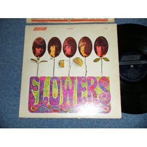 画像: ROLLING STONES -  FLOWERS  (Matrix# A) ZAL 7752-1M Bell Sound MR / B) ZAL 7753-1M Bell Sound MR   )  ( Ex/Ex Looks:VG+++ ) / 1967 US AMERICA ORIGINAL "DARK BLUE with Boxed 'LONDON' Label" "ADDRESS CREDIT at Bottom Label" STEREO Used LP